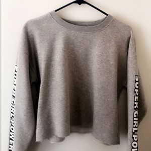 Forever 21 Grey Sweatshirt